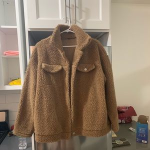 Oversized Teddy Jacket